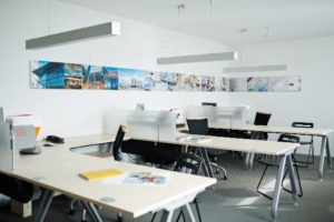 an empty office due to internal recruitment disadvantages